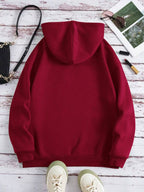 Moletom Com Capuz Zíper Frontal E Bolso Canguru