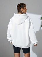 Moletom Oversized Com Capuz E Cordão