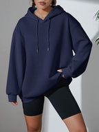 Moletom Oversized Com Capuz E Cordão