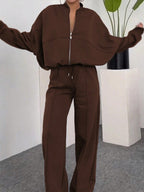 Moletom Cropped Com Zíper E Gola Alta