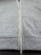 Conjunto Moletom Com Jaqueta De Capuz E Calça Pantalona Casual