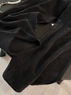 Conjunto Veludo Cotelê Com Jaqueta De Zíper E Calça Jogger