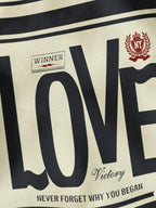 Moletom Com Capuz Estampa Love College Casual