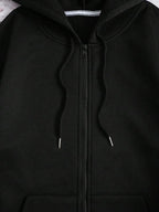 Moletom Com Capuz Zíper Frontal E Bolso Canguru