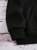 Moletom Com Capuz Zíper Frontal E Bolso Canguru