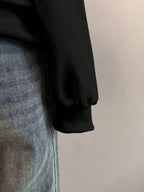 Moletom Ombro A Ombro Com Estampa Gráfica Frontal Casual