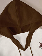Moletom Cropped Com Capuz E Estampa Localizada
