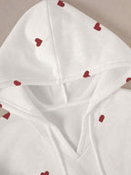 Moletom Com Capuz Estampado Casual