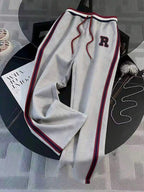Conjunto Moletom Com Jaqueta De Capuz E Calça Reta Esportiva Casual