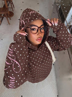 Moletom Com Capuz Animal Print Onça Minimalista Casual