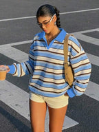 Moletom Gola Polo Com Estampa Listrada