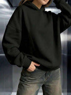 Moletom Oversized Com Capuz Básico