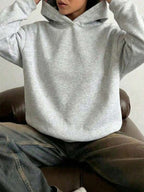 Moletom Oversized Com Capuz Básico