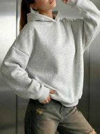 Moletom Oversized Com Capuz Básico